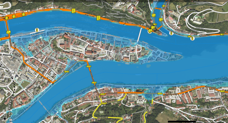 Hochwasser Passau Donau 12.0 m