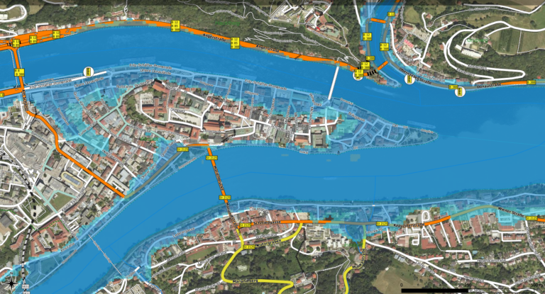 Hochwasser Passau Donau 13.0 m